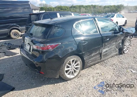 2013 Lexus Ct 200H из США, поврежденный, VIN JTHKD5BH9D2170573